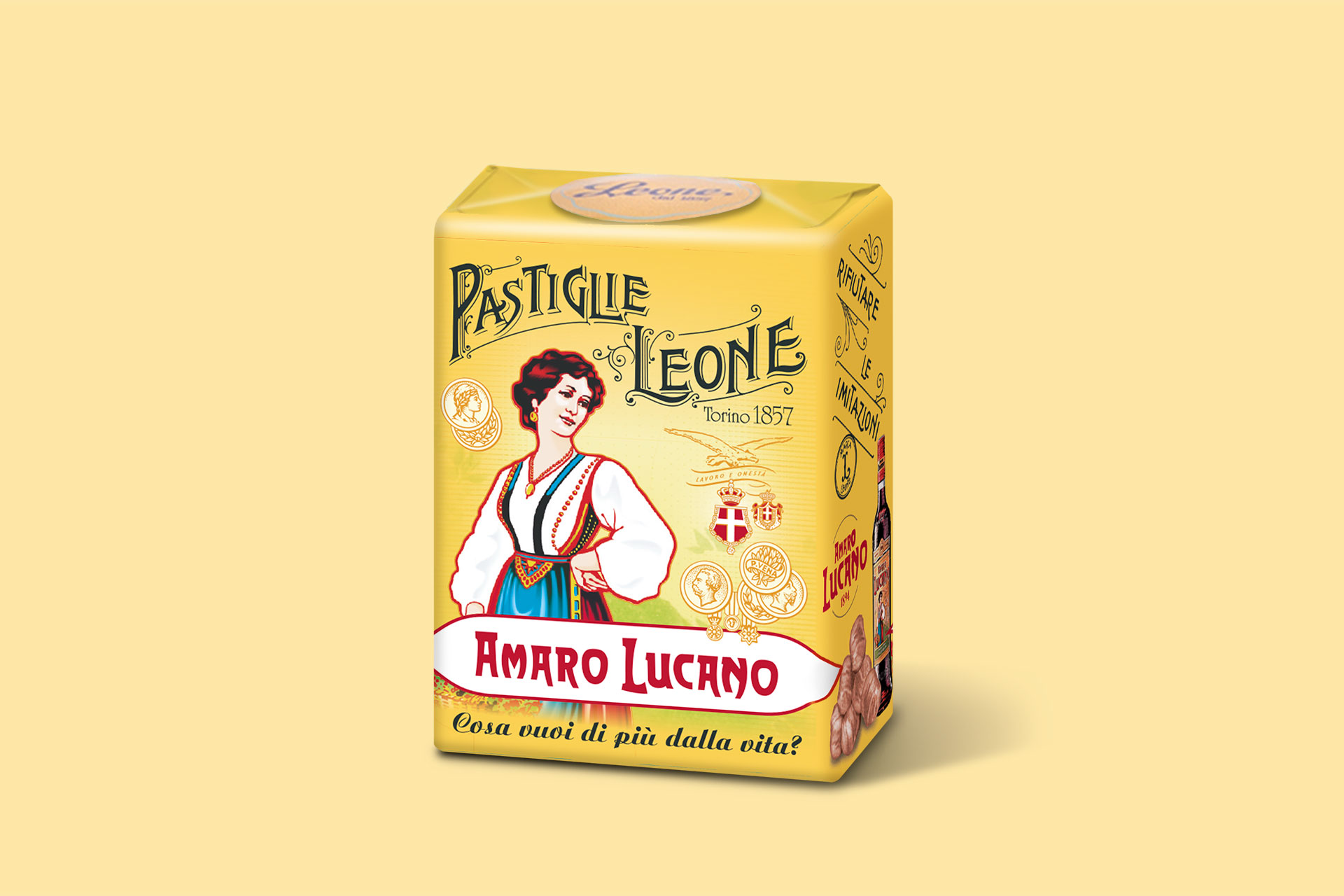 Amaro Lucano Custom box - Pastiglie Leone