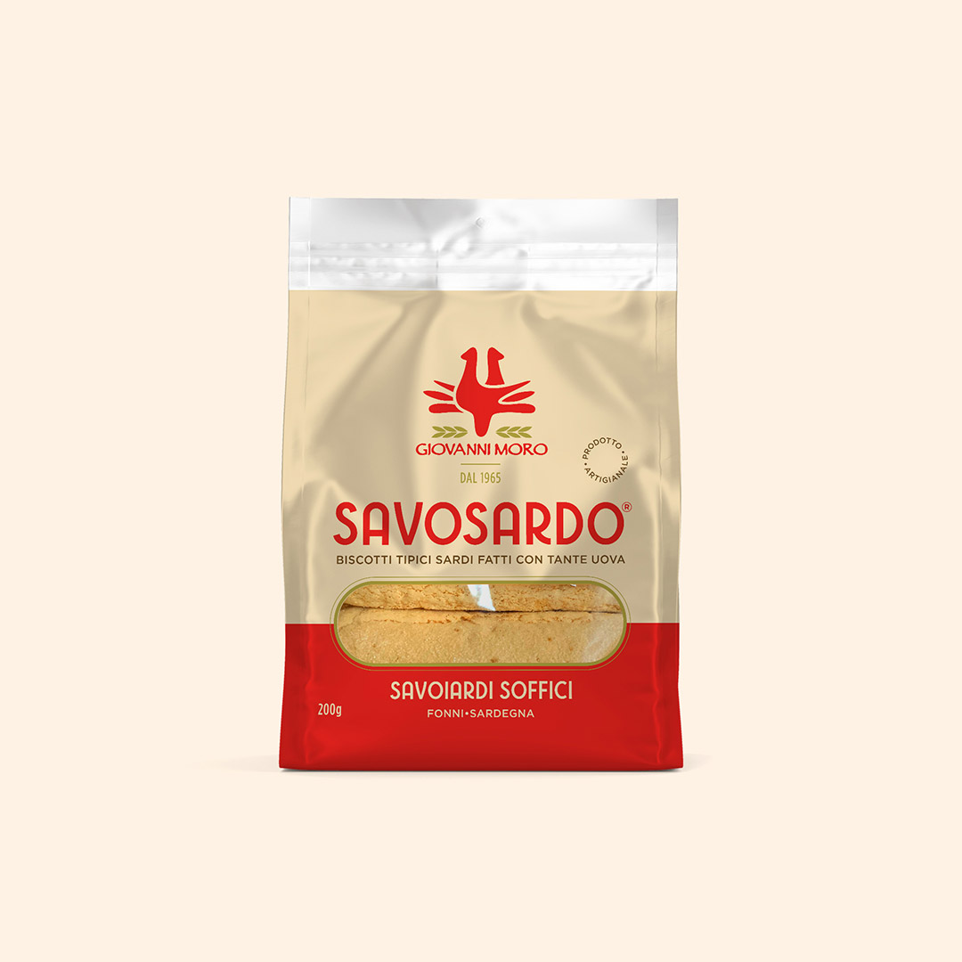 Packaging confezioni Savosardo, i savoiardi sardi di Giovanni Moro