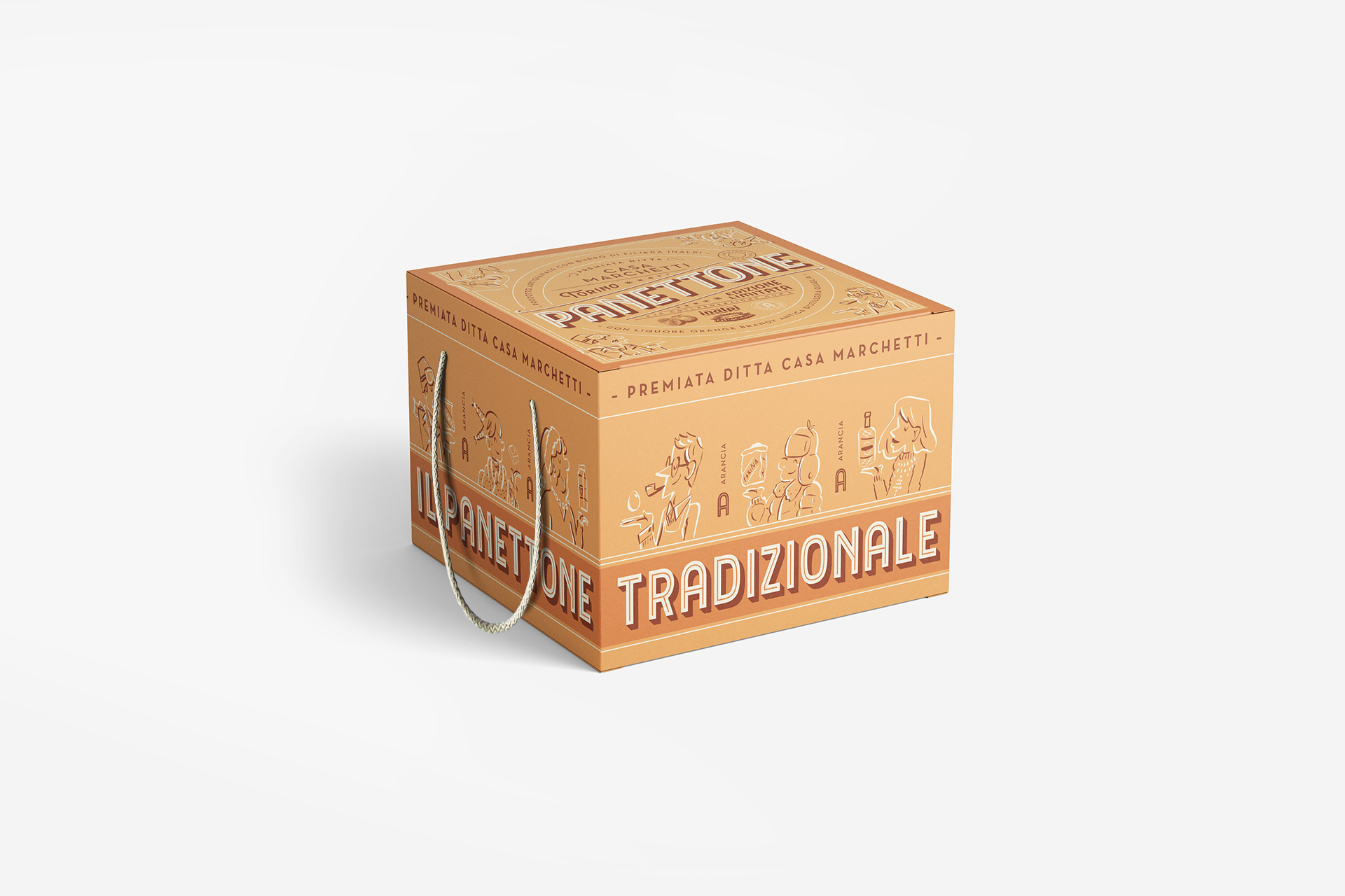 Il panettone tradizionale al liquore orange brandy, firmato Alberto Marchetti